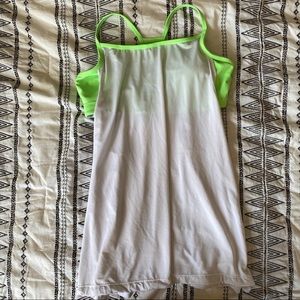 Fabletics tank with built in bra - size S